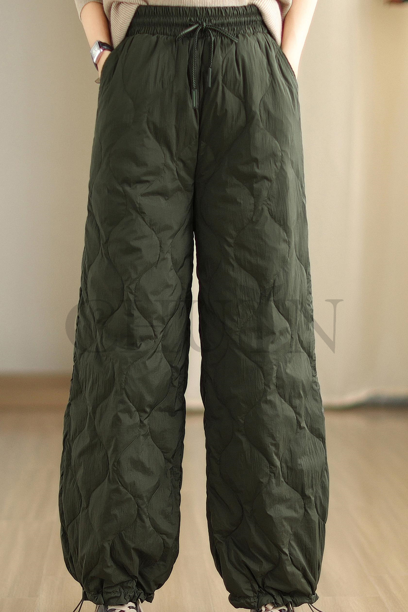 ダウンパンツ 中綿パンツ レディース ボ防寒ダウンパンツ暖かい お出かけ部屋着 着回し４０代５０代 パンツ ロングパンツ ダウンパンツ 