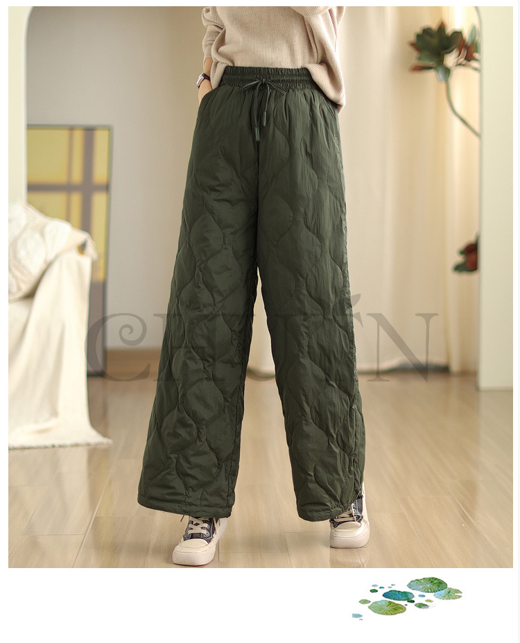 ダウンパンツ 中綿パンツ レディース ボ防寒ダウンパンツ暖かい お出かけ部屋着 着回し４０代５０代 パンツ ロングパンツ ダウンパンツ 