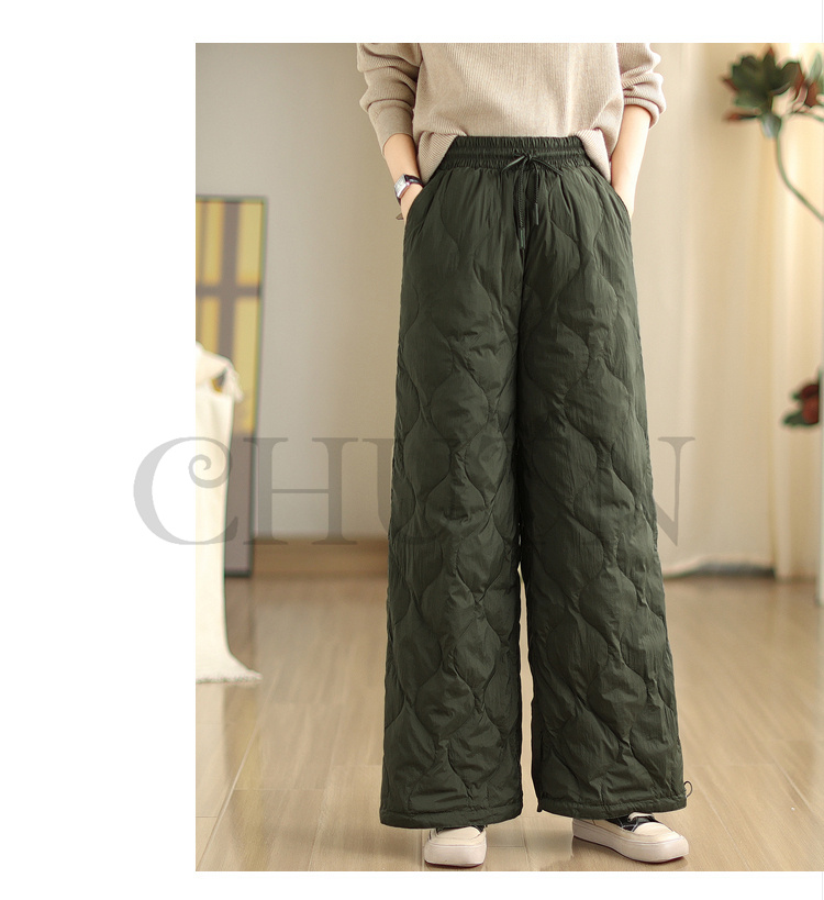 ダウンパンツ 中綿パンツ レディース ボ防寒ダウンパンツ暖かい お出かけ部屋着 着回し４０代５０代 パンツ ロングパンツ ダウンパンツ 