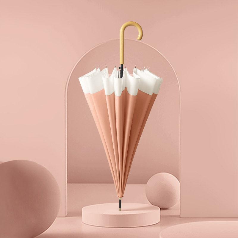 傘 雨傘 レディース 長傘 16本骨 雨具 丈夫 婦人傘 シンプル 高校生 贈り物 かさ 大学生 レディース かわいい きれいめ カサ おしゃれ 