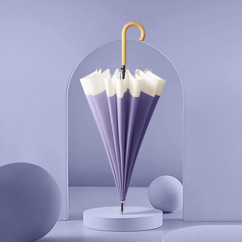 傘 雨傘 レディース 長傘 16本骨 雨具 丈夫 婦人傘 シンプル 高校生 贈り物 かさ 大学生 レディース かわいい きれいめ カサ おしゃれ 