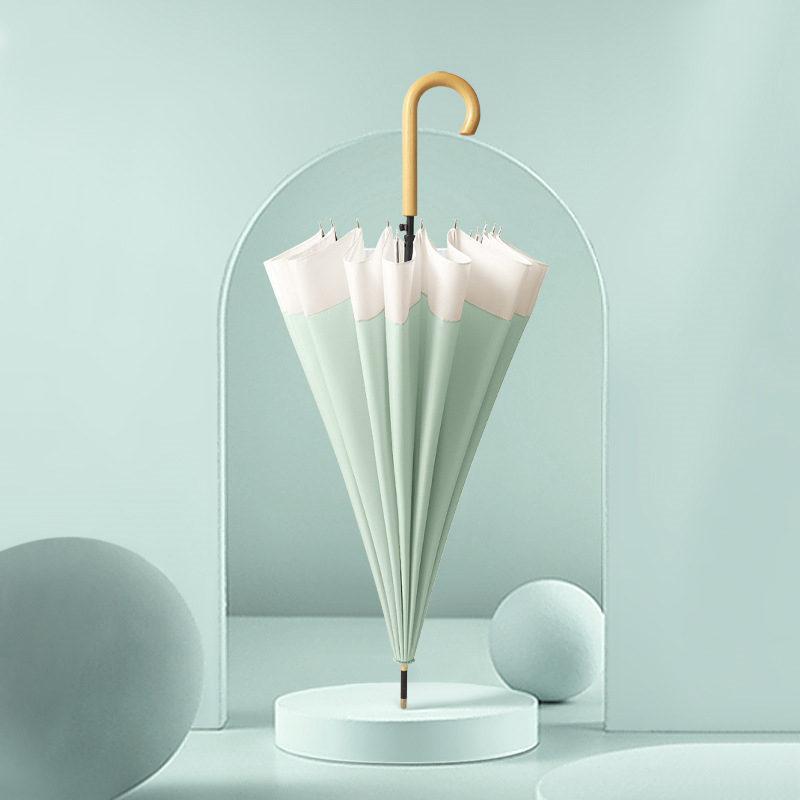 傘 雨傘 レディース 長傘 16本骨 雨具 丈夫 婦人傘 シンプル 高校生 贈り物 かさ 大学生 レディース かわいい きれいめ カサ おしゃれ 