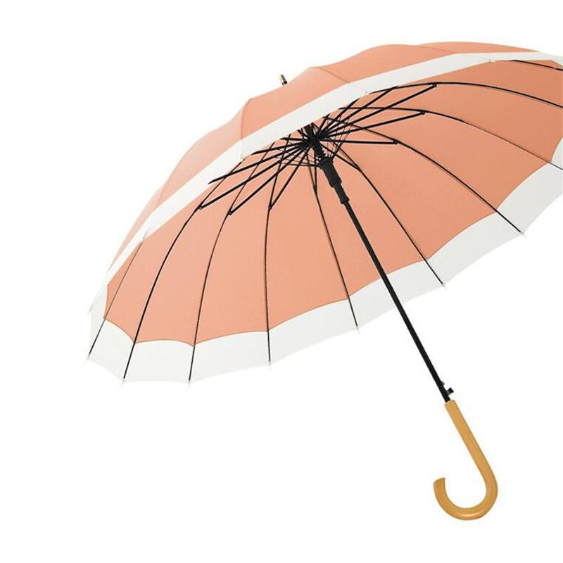 傘 雨傘 レディース 長傘 16本骨 雨具 丈夫 婦人傘 シンプル 高校生 贈り物 かさ 大学生 レディース かわいい きれいめ カサ おしゃれ 