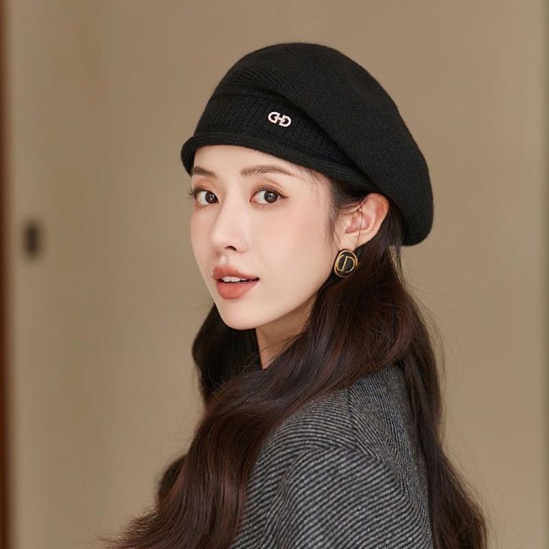 帽子 ベレー帽 レディース 秋冬 。 かわいい あったか ゆったり 大きいサイズ 締め付けゼロ 秋冬 定番 秋 ベレー 小物 冬 ベーシック シンプル おしゃれ 