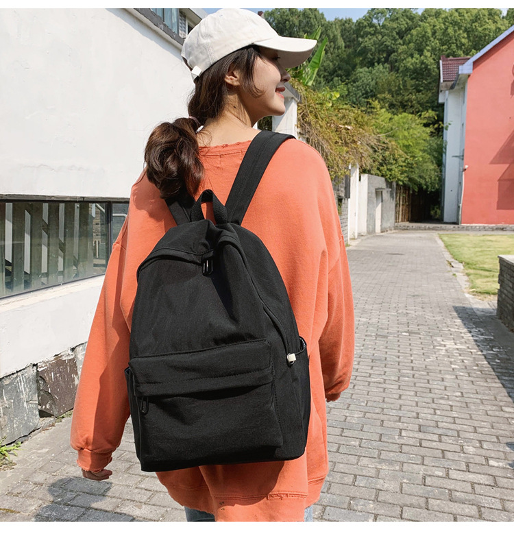 リュックサック レディース 帆布 キャン大容量 バックパック 通学 おしゃれ 全4色 女子 シンプル ビジネス 