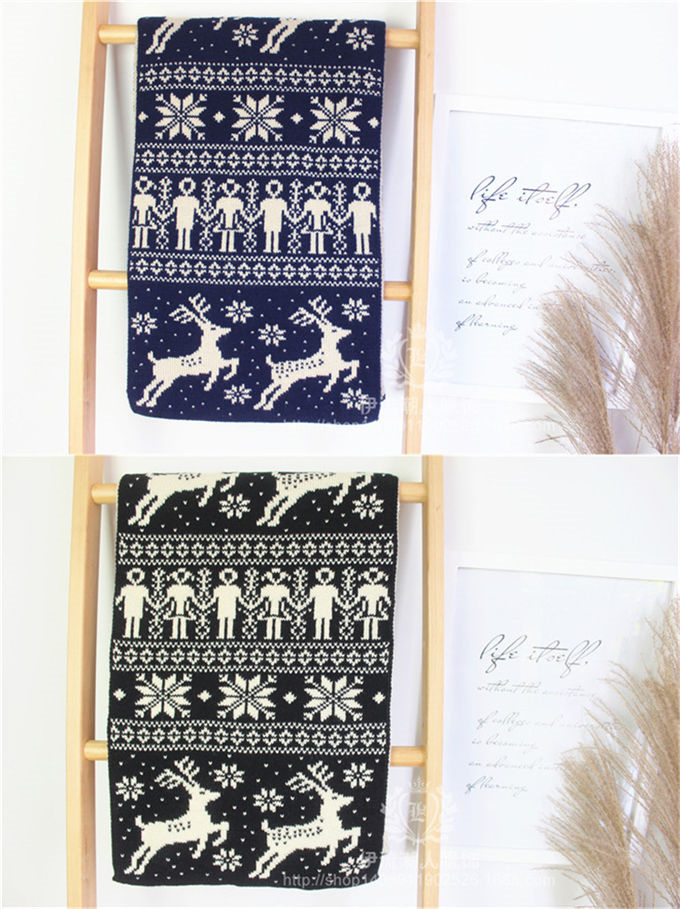 マフラー ストール ニット ニットマフラー クリスマス ペアお揃い レディース 厚手 メンズ ユニセックス 大判 クリスマスギフト あったか 防寒 秋冬 