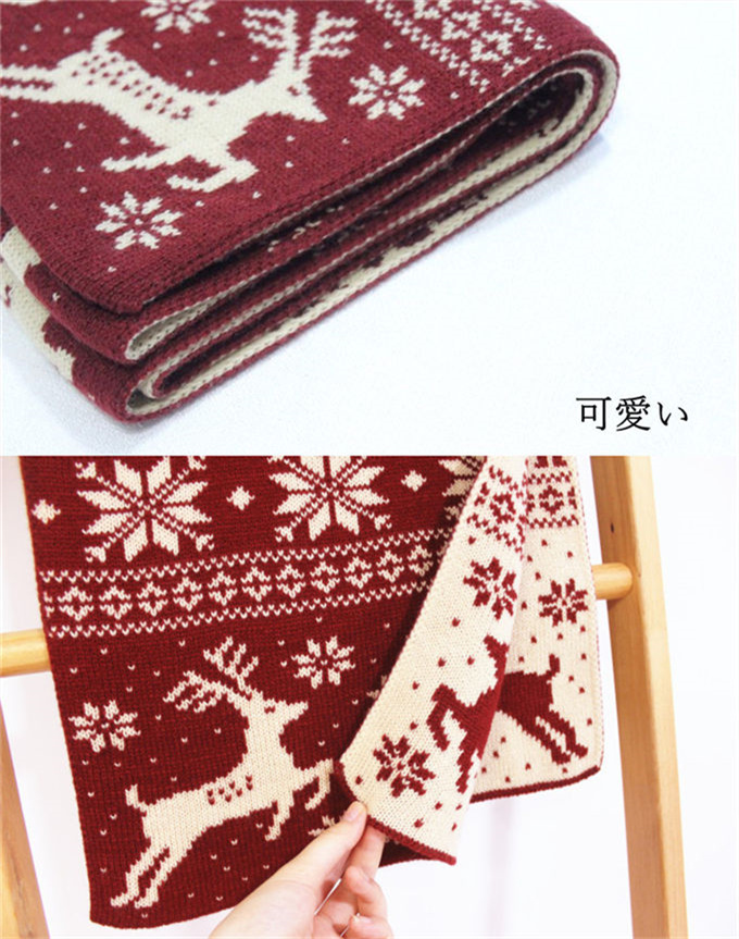 マフラー ストール ニット ニットマフラー クリスマス ペアお揃い レディース 厚手 メンズ ユニセックス 大判 クリスマスギフト あったか 防寒 秋冬 