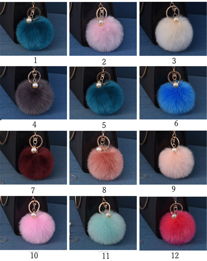 ファーチャーム フォックスファー キーホルダー バッグチャーム 大人 金具 ファー もこもこ ミニチャーム冬 動物 毛皮 フォックス あったか 