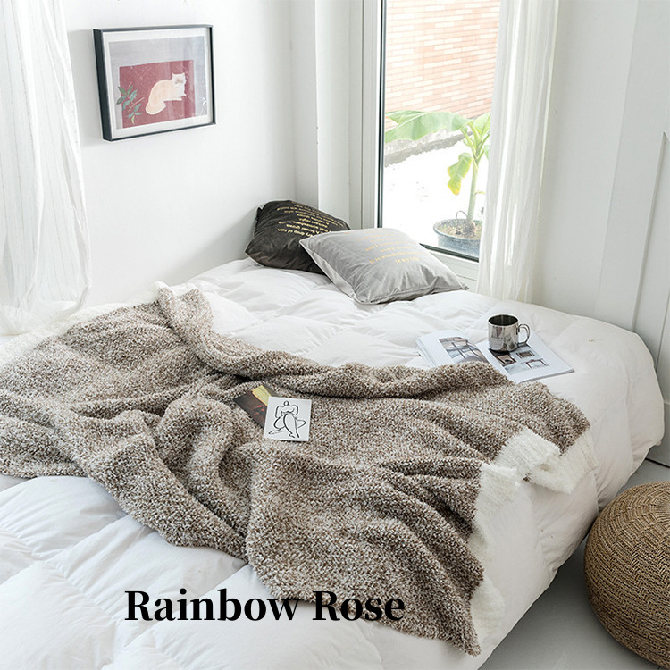 ブランケット 毛布 ふわふわ 北欧 大判 シングル ひざ ニットブランケット タオルケット スローケット おしゃれ マルチカバー ベッドスロー マルチクロス ダブル