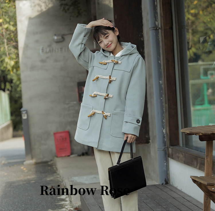 クーポンで5 100円！ ダッフルコート ロングダッフルコート アウター コート 無地 ショート丈 ロングコート フード ロング フード付き 綿コート 大きいサイズ 