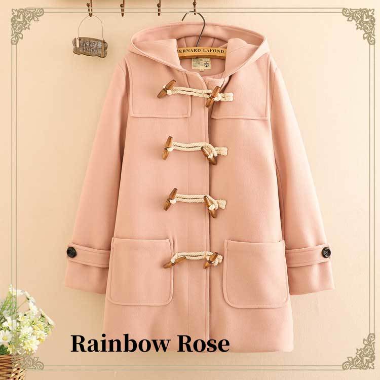 クーポンで5 100円！ ダッフルコート ロングダッフルコート アウター コート 無地 ショート丈 ロングコート フード ロング フード付き 綿コート 大きいサイズ 