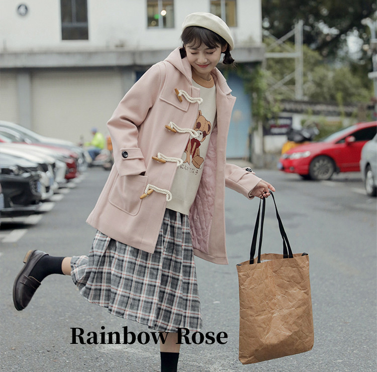 クーポンで5 100円！ ダッフルコート ロングダッフルコート アウター コート 無地 ショート丈 ロングコート フード ロング フード付き 綿コート 大きいサイズ 