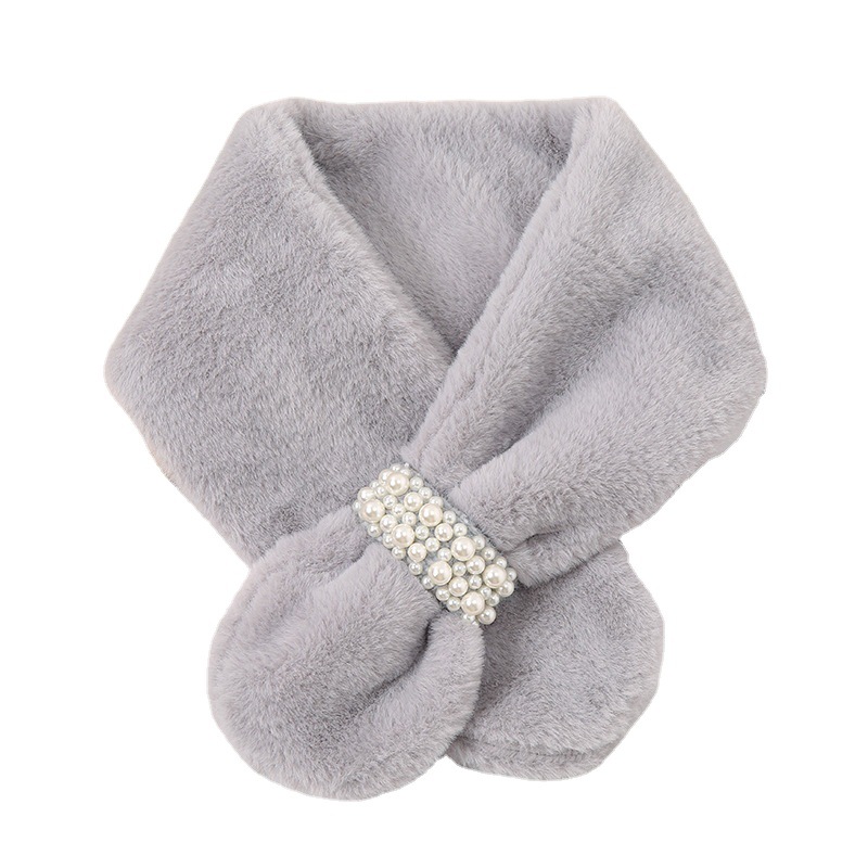 送料無料 マフラー レディース ファーマフラー パール冬 ふわふわ 秋冬防寒 ソフト差し込み 柔らかい 