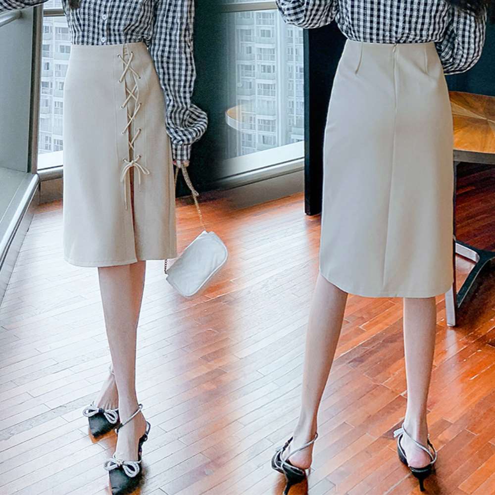 レースアップ スリット スカート セクシー  