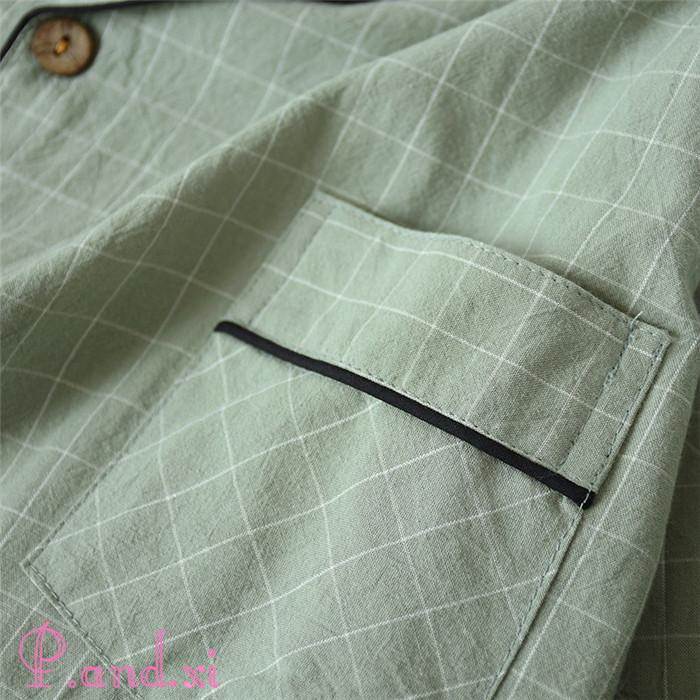 パジャマ ルームウェア レディース メンズ ペアパジャマ 長袖 セットアップ 2点セット 大人 秋 冬 部屋着 綿 前開き お揃い 寝巻き カップル 寝間着 上下セット 