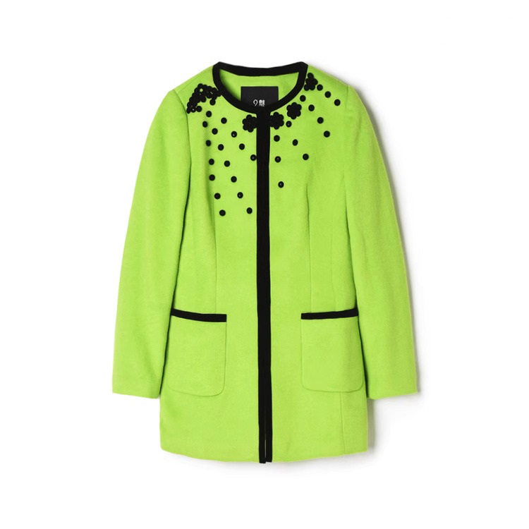 ノーカラーコート レディース 冬 きれいめ ミドル 丈 ロングコート 韓国 黒 レディース ラウンドネック アウター カジュアル デザインコート 秋冬 コート 