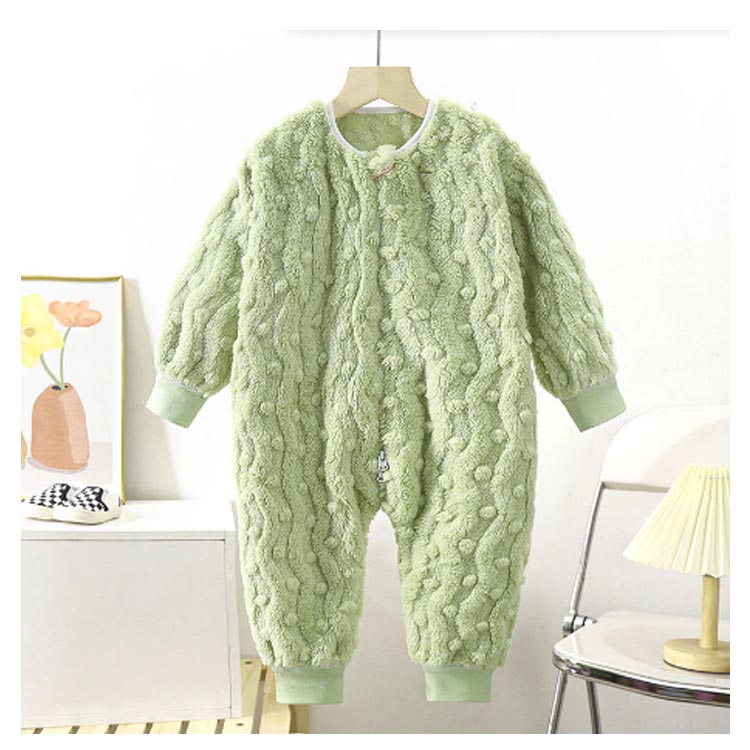 裏起毛 パジャマ キッズ カバーオール ベビー服 長袖 新生児 冬 男の子 前開き 秋 ロンパース 女の子 ファスナー開閉 赤ちゃん服 厚手 寝袋パジャマ 