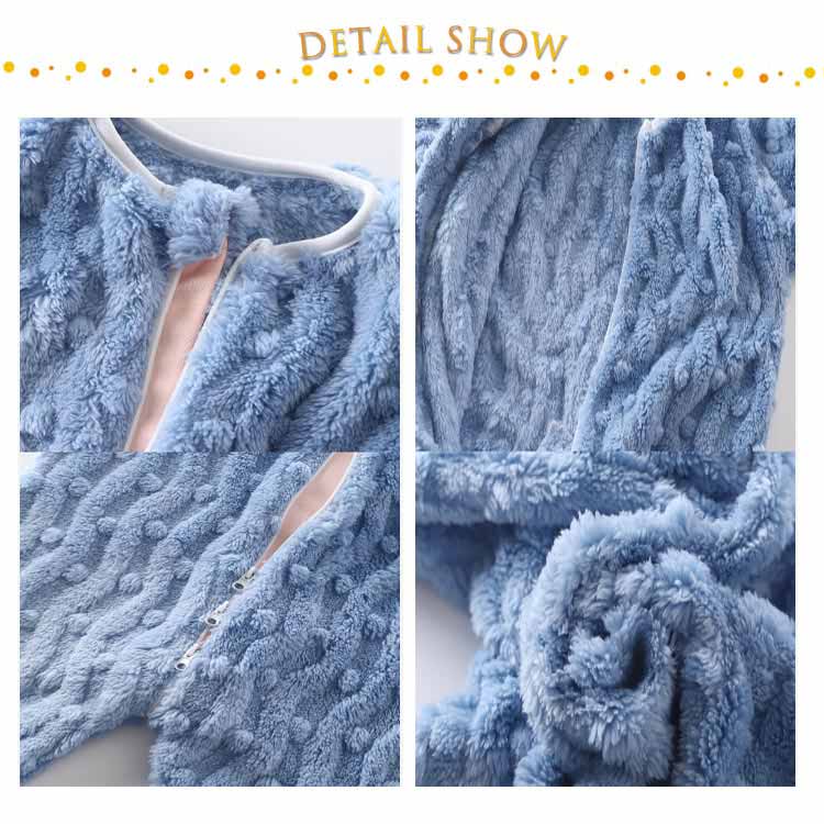 裏起毛 パジャマ キッズ カバーオール ベビー服 長袖 新生児 冬 男の子 前開き 秋 ロンパース 女の子 ファスナー開閉 赤ちゃん服 厚手 寝袋パジャマ 