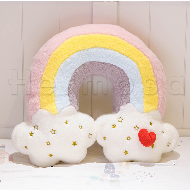 だきまくら 抱き枕 星 ほし にじ 虹 心を癒す かわいい 柔らかい たいよう デザイン ハット ソファーを飾り 雲 送料無料 ねむねむ ふわふわ ファッション 