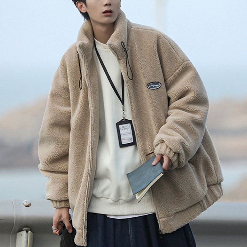 フリースジャケット ボアジャケット メンズ もこもこ あったか ブルゾン 冬物 秋冬 防寒 寒さ対策 防風 大きいサイズ レディース スタジャン 暖かい 