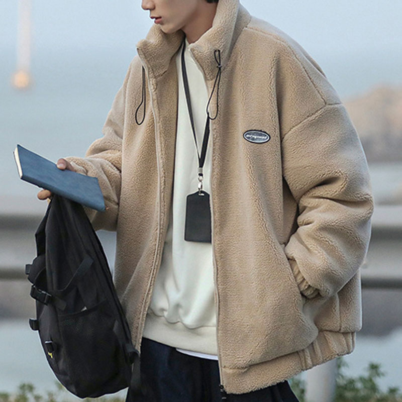 フリースジャケット ボアジャケット メンズ もこもこ あったか ブルゾン 冬物 秋冬 防寒 寒さ対策 防風 大きいサイズ レディース スタジャン 暖かい 