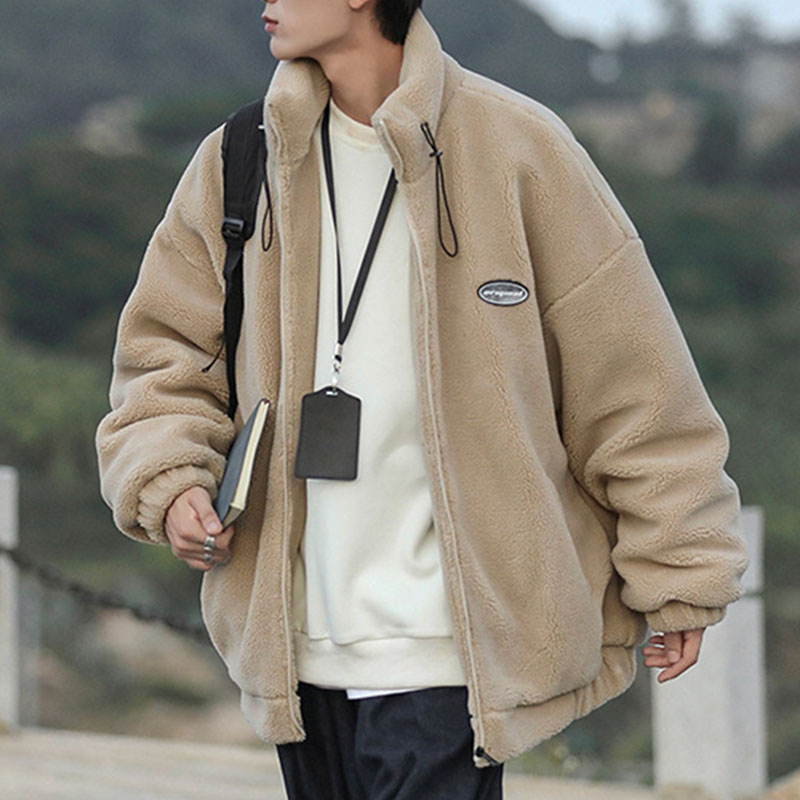 フリースジャケット ボアジャケット メンズ もこもこ あったか ブルゾン 冬物 秋冬 防寒 寒さ対策 防風 大きいサイズ レディース スタジャン 暖かい 