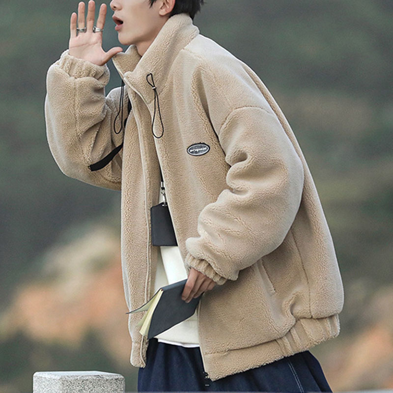 フリースジャケット ボアジャケット メンズ もこもこ あったか ブルゾン 冬物 秋冬 防寒 寒さ対策 防風 大きいサイズ レディース スタジャン 暖かい 