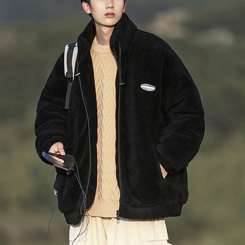 フリースジャケット ボアジャケット メンズ もこもこ あったか ブルゾン 冬物 秋冬 防寒 寒さ対策 防風 大きいサイズ レディース スタジャン 暖かい 
