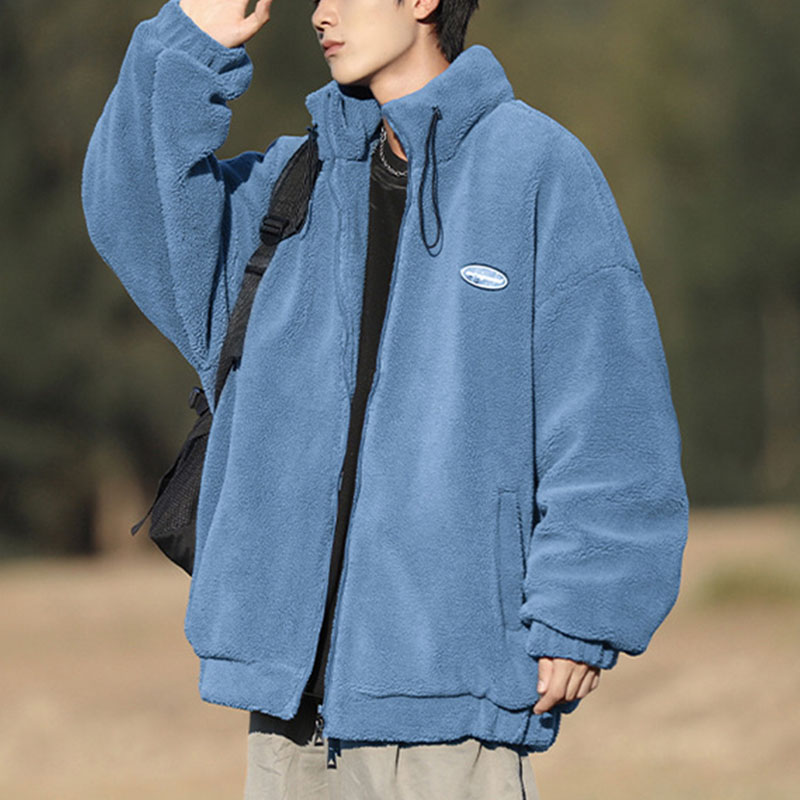 フリースジャケット ボアジャケット メンズ もこもこ あったか ブルゾン 冬物 秋冬 防寒 寒さ対策 防風 大きいサイズ レディース スタジャン 暖かい 