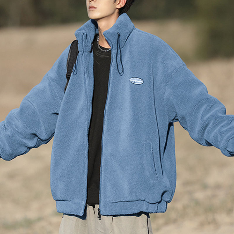 フリースジャケット ボアジャケット メンズ もこもこ あったか ブルゾン 冬物 秋冬 防寒 寒さ対策 防風 大きいサイズ レディース スタジャン 暖かい 