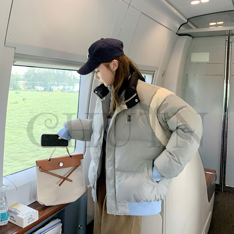 ダウンジャケット 中綿コート レディース 冬アウター ダウンコートレディースおしゃれ ショート丈 厚手 暖かいカジュアル 防寒コート 新作 韓国風 ダウンコート 