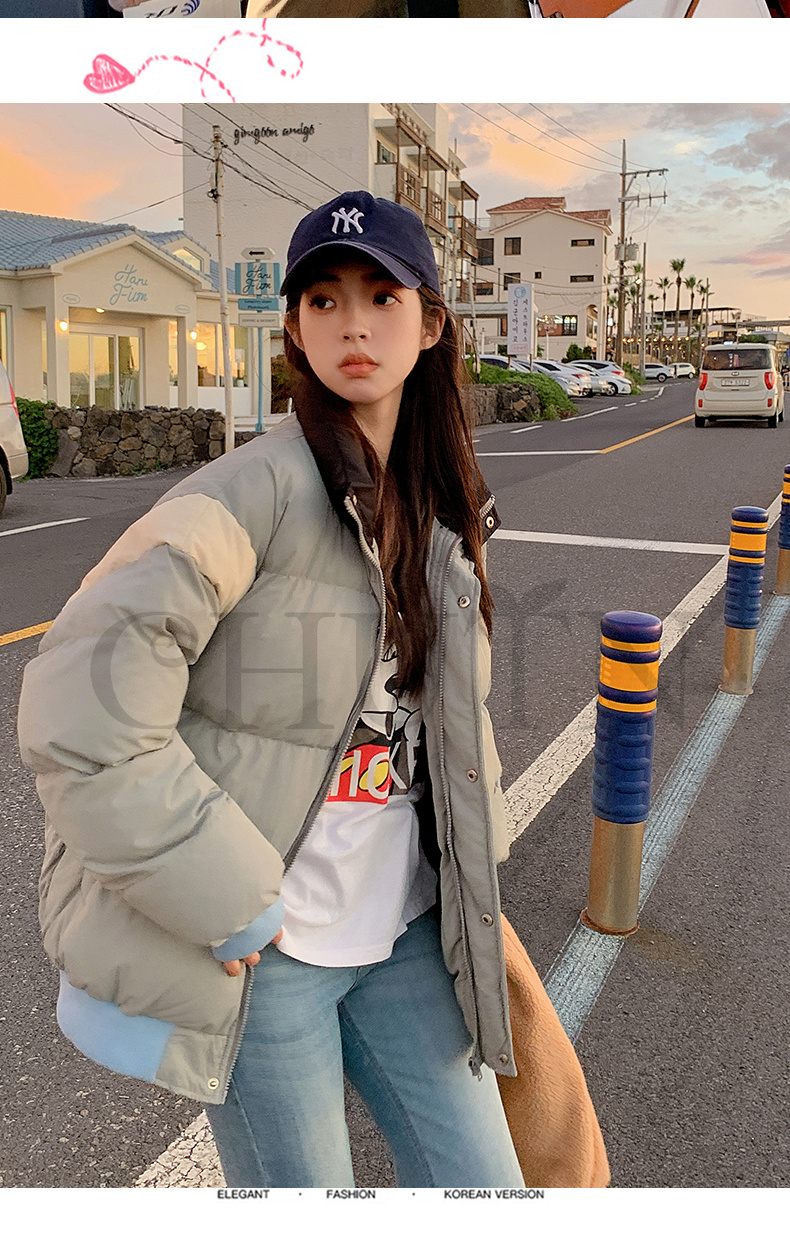 ダウンジャケット 中綿コート レディース 冬アウター ダウンコートレディースおしゃれ ショート丈 厚手 暖かいカジュアル 防寒コート 新作 韓国風 ダウンコート 
