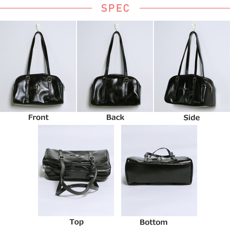 全品送料無料一部除く ダイヤロゴ フェイクレザー ボストンバッグ 鞄 レディース 韓国 おしゃれ プチプラ 