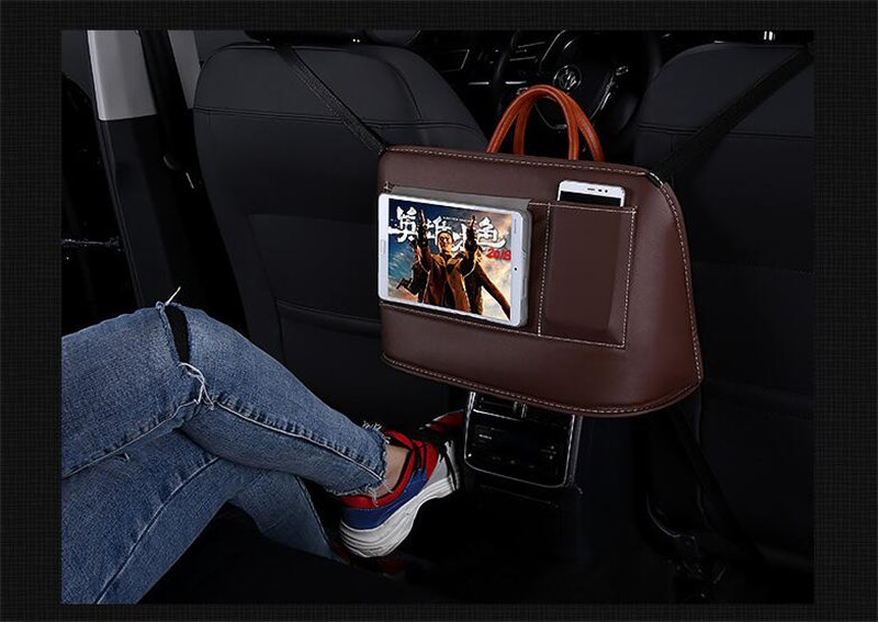 車内用ポケット 荷物収納 ポケット シートバッグ ドリンクホルダー ティッシュ 小物収納 多機能 収納 カー用品 便利グッズ内装 車用品 前部座席用 