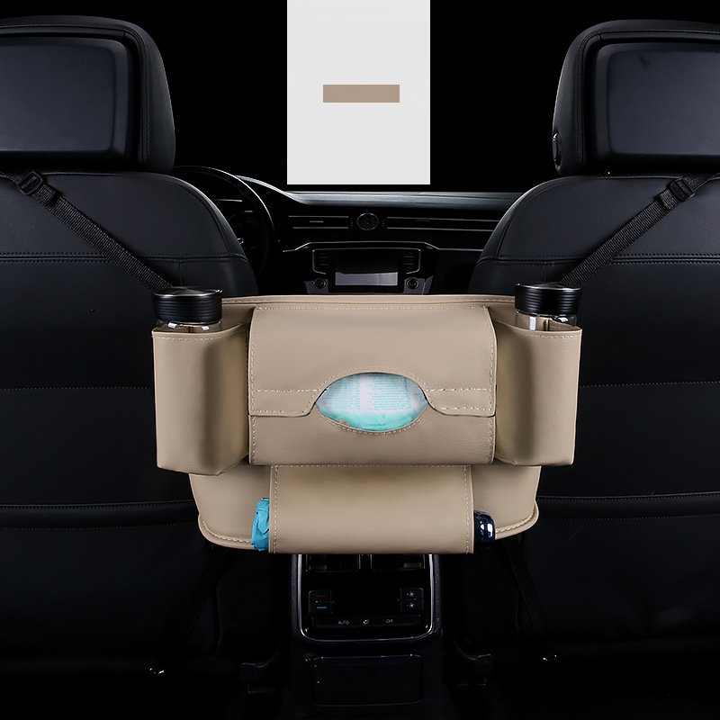 車内用ポケット 荷物収納 ポケット シートバッグ ドリンクホルダー ティッシュ 小物収納 多機能 収納 カー用品 便利グッズ内装 車用品 前部座席用 