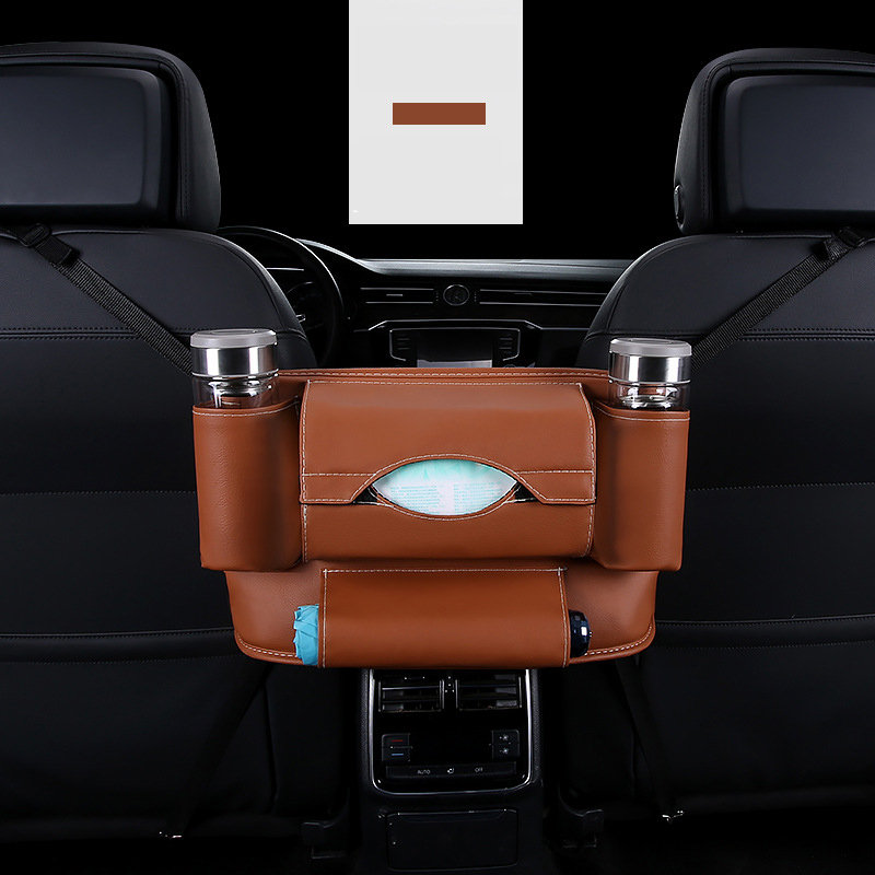 車内用ポケット 荷物収納 ポケット シートバッグ ドリンクホルダー ティッシュ 小物収納 多機能 収納 カー用品 便利グッズ内装 車用品 前部座席用 