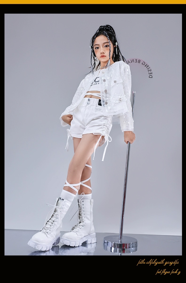 ダンス衣装 セットアップ ガールズ ヒップホップ ファッション K-POP 黒 デニムパンツ 韓国 デニム ダンスウェア ベスト ビスチェ 