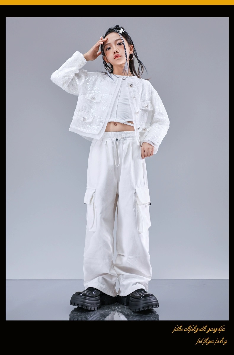 ダンス衣装 セットアップ ガールズ ヒップホップ ファッション K-POP 黒 デニムパンツ 韓国 デニム ダンスウェア ベスト ビスチェ 