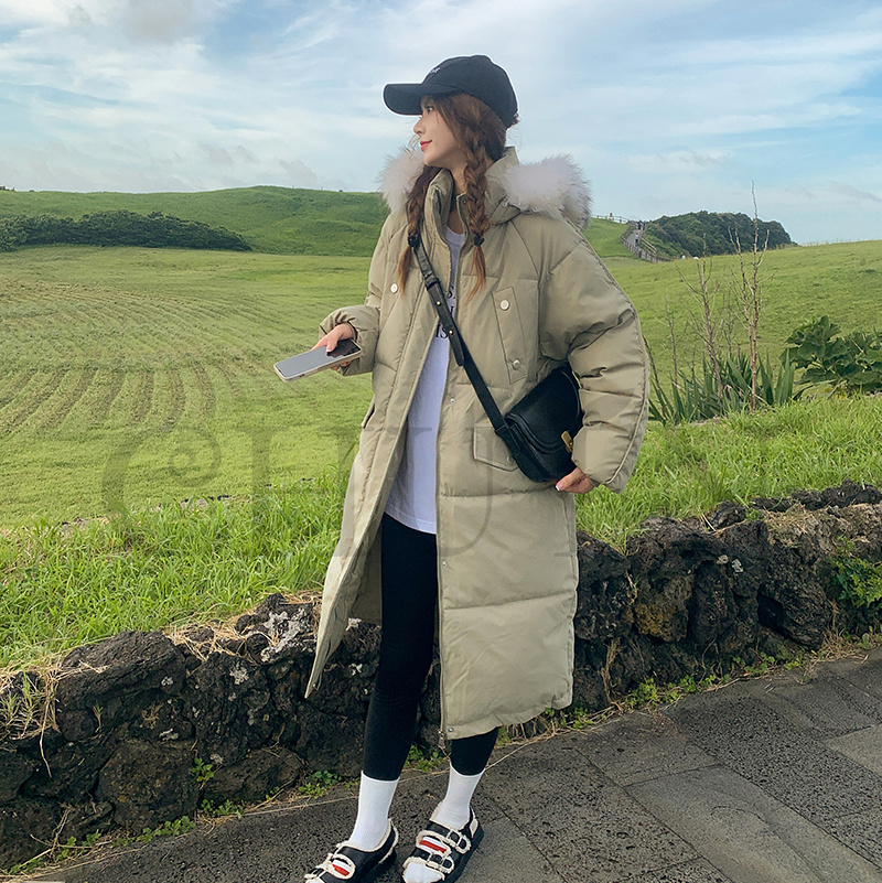 ロング丈ダウンコート ダウンジャケットロングレディース ダウンコートフードダウンコート スリット ?4L 大きいサイズ アウター 2023冬 ゆったり 暖かい黒 