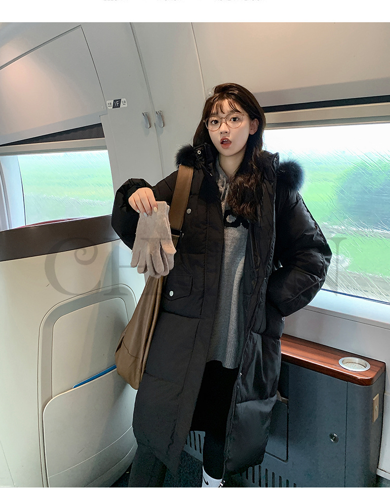 ロング丈ダウンコート ダウンジャケットロングレディース ダウンコートフードダウンコート スリット ?4L 大きいサイズ アウター 2023冬 ゆったり 暖かい黒 