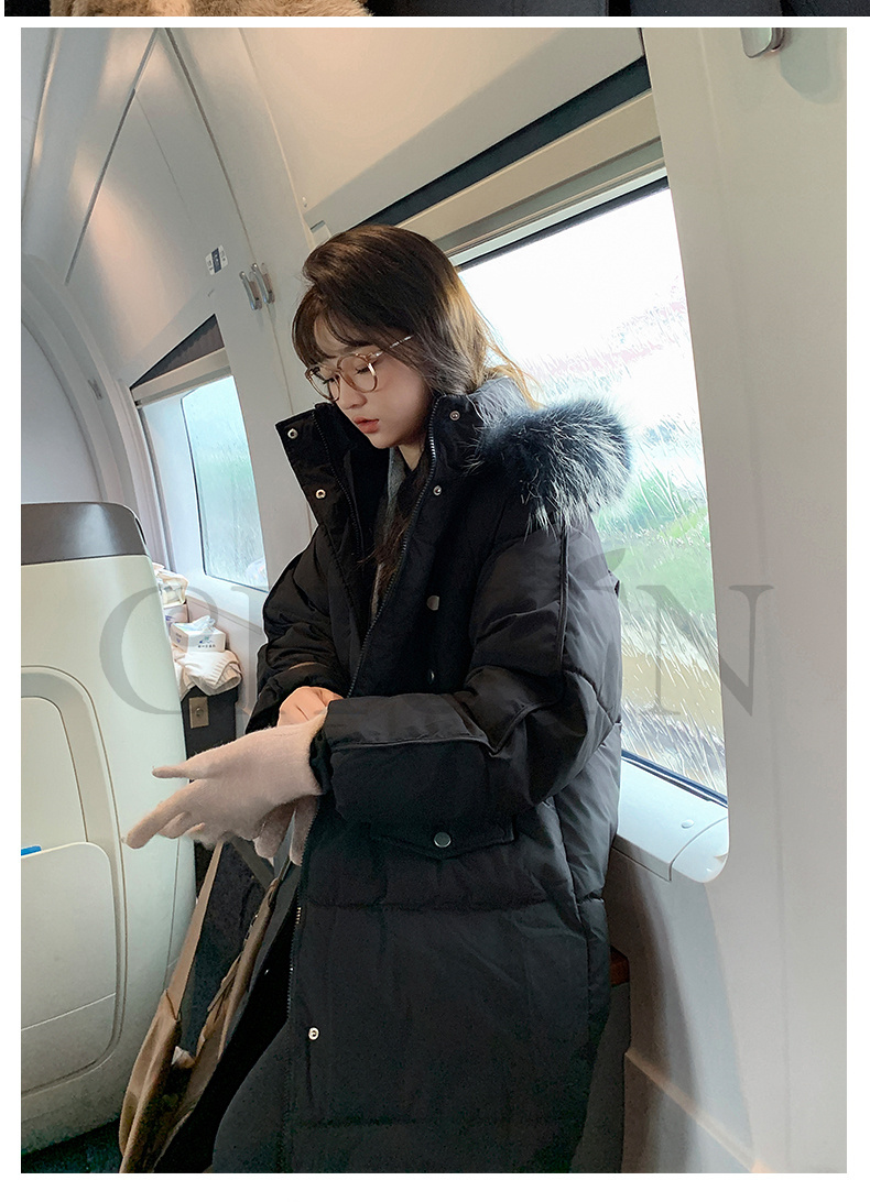 ロング丈ダウンコート ダウンジャケットロングレディース ダウンコートフードダウンコート スリット ?4L 大きいサイズ アウター 2023冬 ゆったり 暖かい黒 