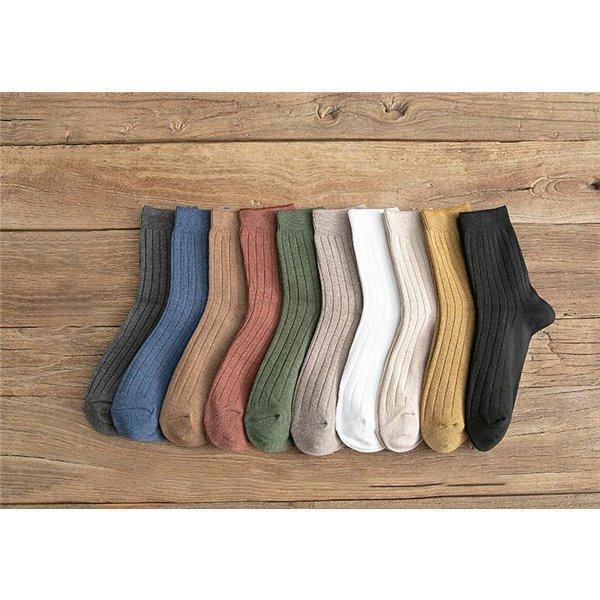靴下 ソックス レディース 5足セット ソックス 新作 ル 大人 ストレッチ 脱げない シンプル 無地 スニーカー ミドル丈 