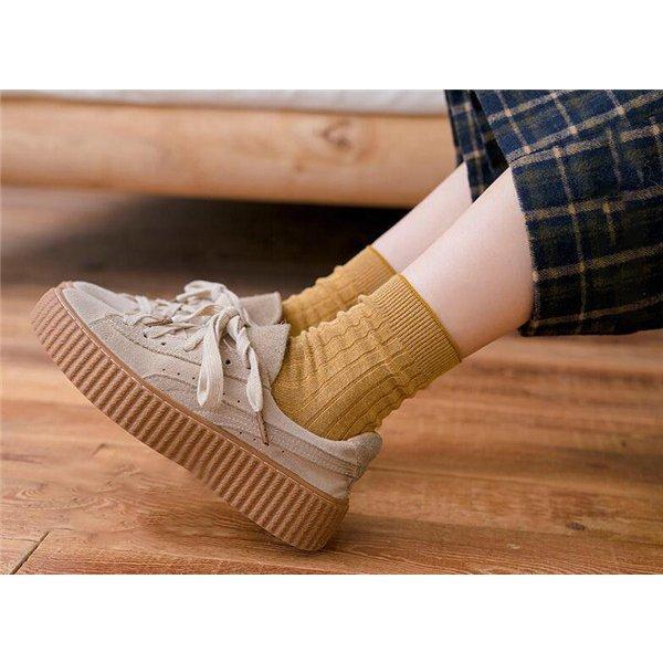 靴下 ソックス レディース 5足セット ソックス 新作 ル 大人 ストレッチ 脱げない シンプル 無地 スニーカー ミドル丈 