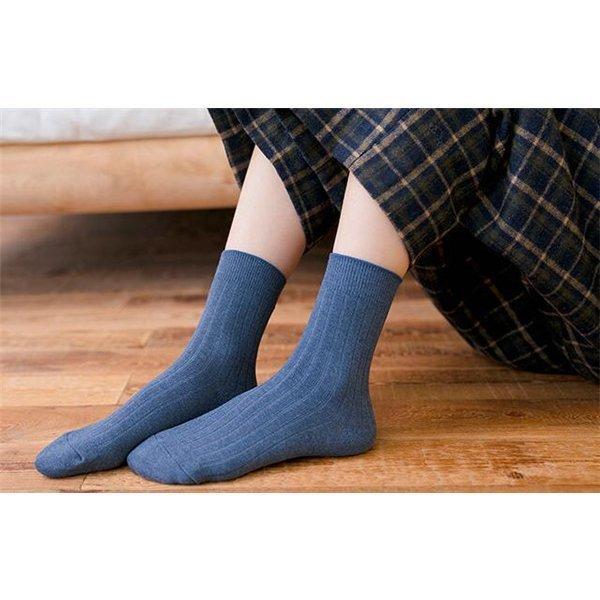靴下 ソックス レディース 5足セット ソックス 新作 ル 大人 ストレッチ 脱げない シンプル 無地 スニーカー ミドル丈 