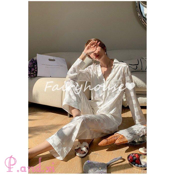 パジャマ ルームウェア レディース 秋冬 長袖 パジャマ レーヨンルームウェア ロングパンツ上下セット 前開き 可愛いパジャマ 寝巻き 部屋着 秋パジャマ 女性 