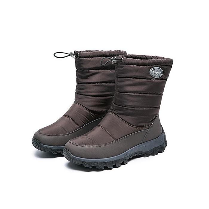 スノーブーツ レディース 防水 裏ボア 暖かい ドローコード付き ブーツ スノーブーツ 防水 スノーブーツ スノー防寒 防滑 