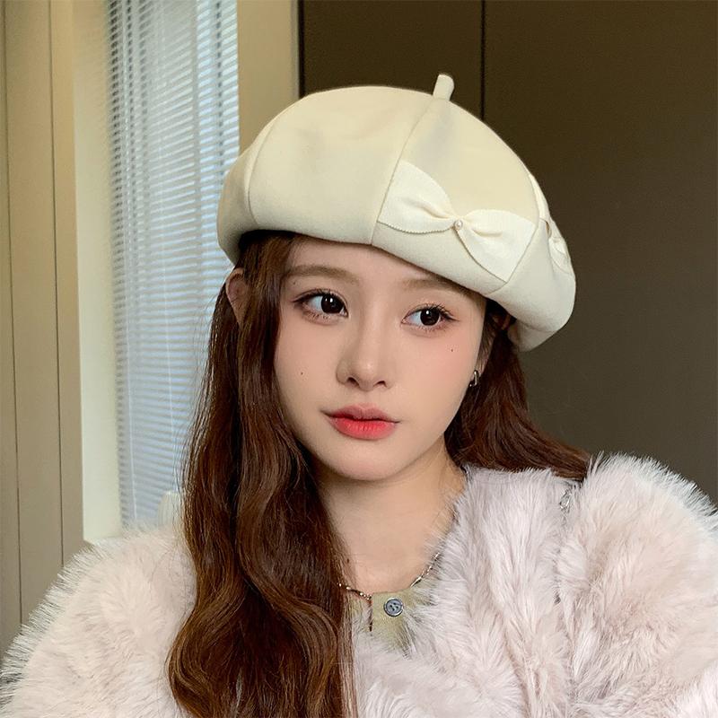 帽子 ベレー帽 レディース 秋冬 。 かわいい 小物 ゆったり あったか 冬 ベーシック 秋冬 大きいサイズ シンプル 秋 ベレー 締め付けゼロ おしゃれ 定番 