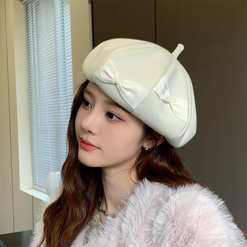 帽子 ベレー帽 レディース 秋冬 。 かわいい 小物 ゆったり あったか 冬 ベーシック 秋冬 大きいサイズ シンプル 秋 ベレー 締め付けゼロ おしゃれ 定番 