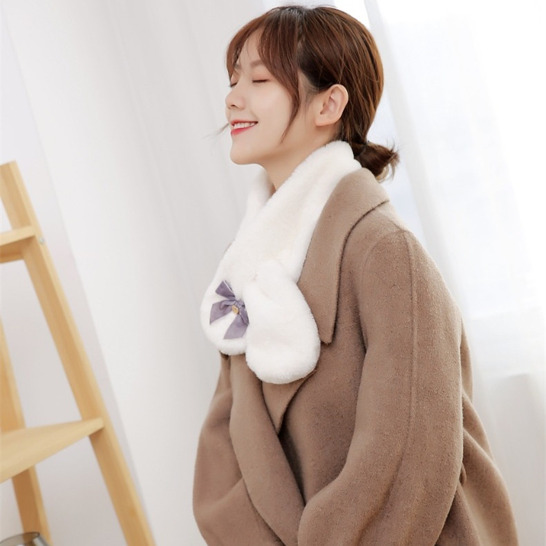 マフラー スヌード 秋冬防寒 ふわふわ おしゃれ ネックウォーマー エコファースヌード 防寒対策 ティペット 柔か 無地 可愛い 洗える スヌードストール 小顔効果