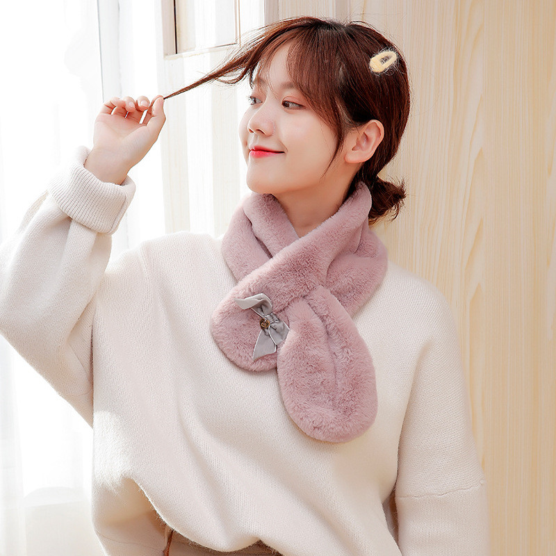 マフラー スヌード 秋冬防寒 ふわふわ おしゃれ ネックウォーマー エコファースヌード 防寒対策 ティペット 柔か 無地 可愛い 洗える スヌードストール 小顔効果